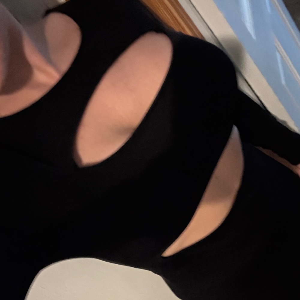 Black Cut-Out Dress